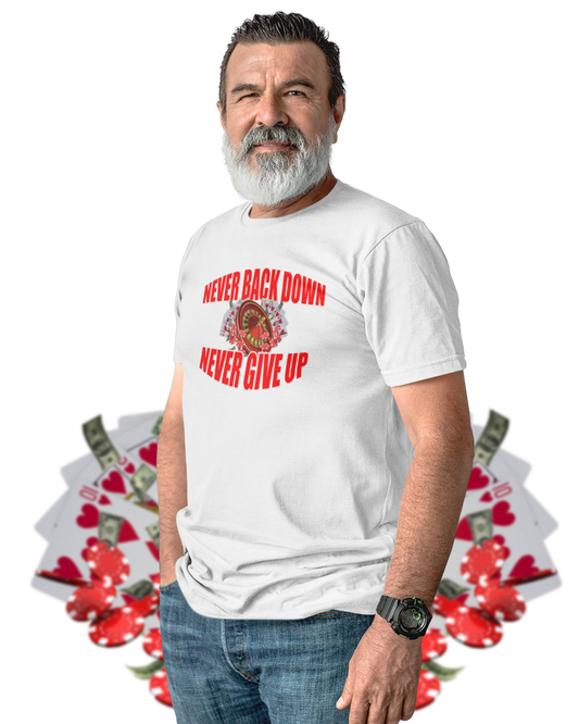 Ne reculez jamais, n’abandonnez jamais le tee-shirt de jeu