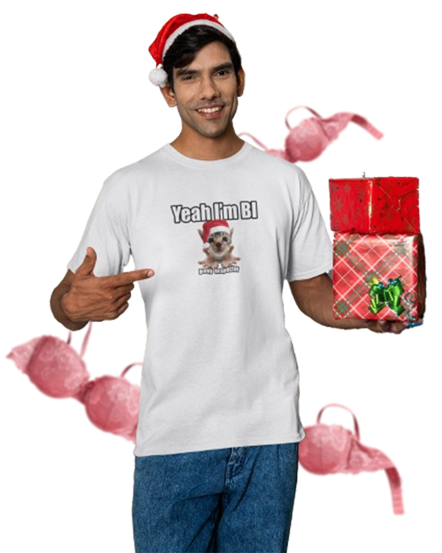 T-shirt de Noël de l'inspecteur des seins (BI)