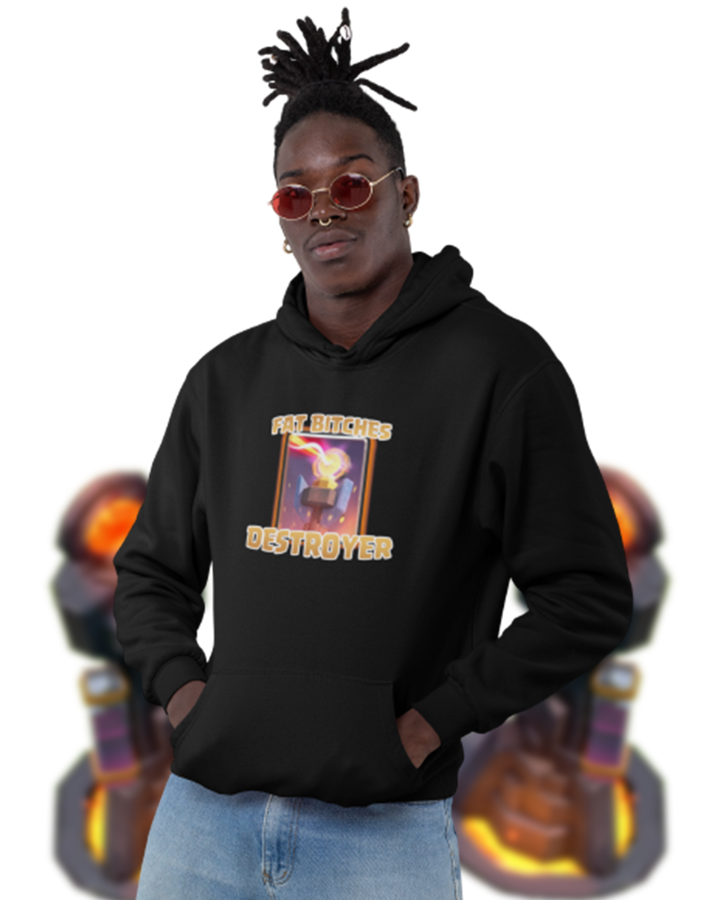 Fat Bitches Destroyer Hoodie