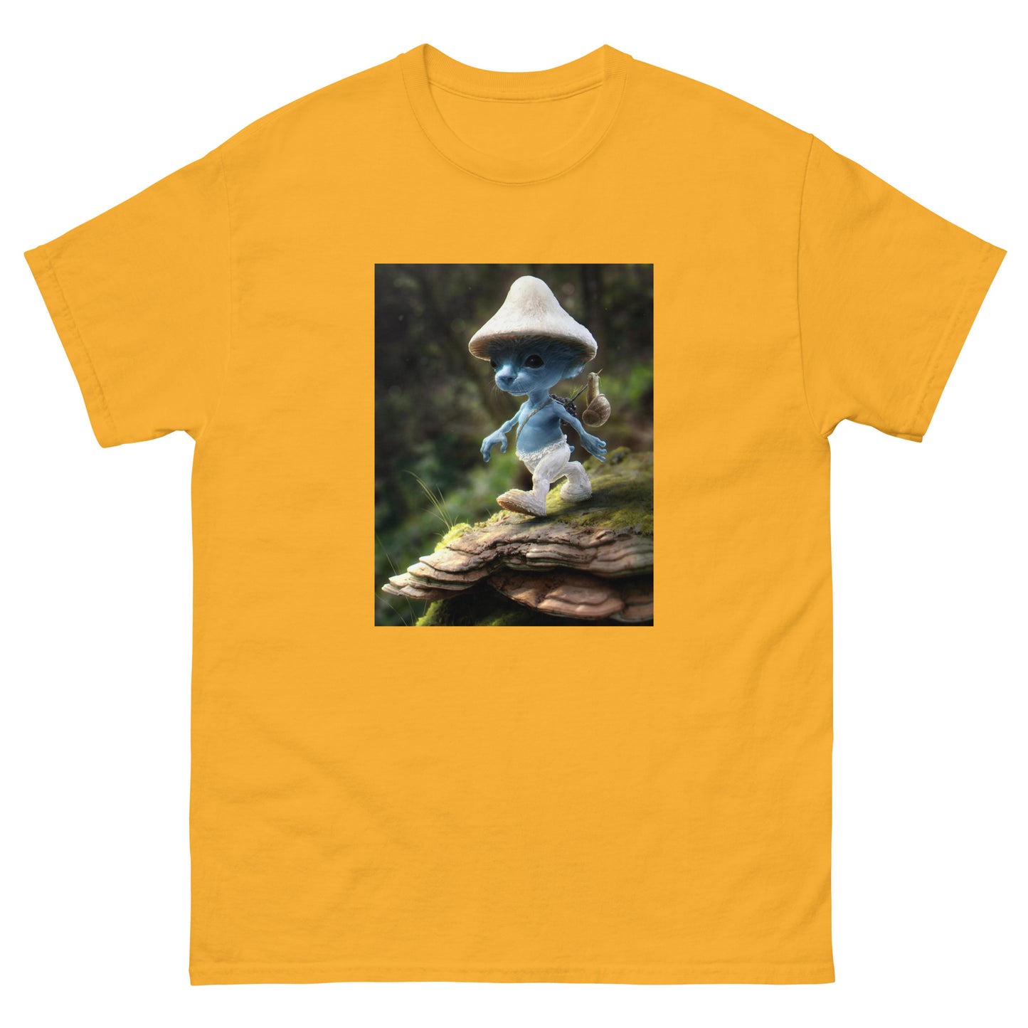 Tee-shirt chat Schtroumpf