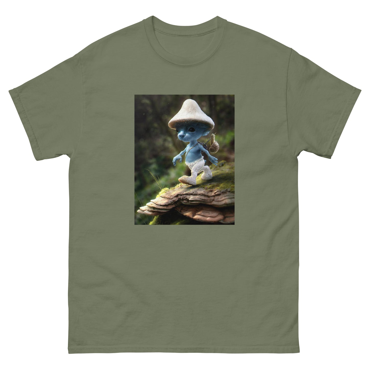 Tee-shirt chat Schtroumpf