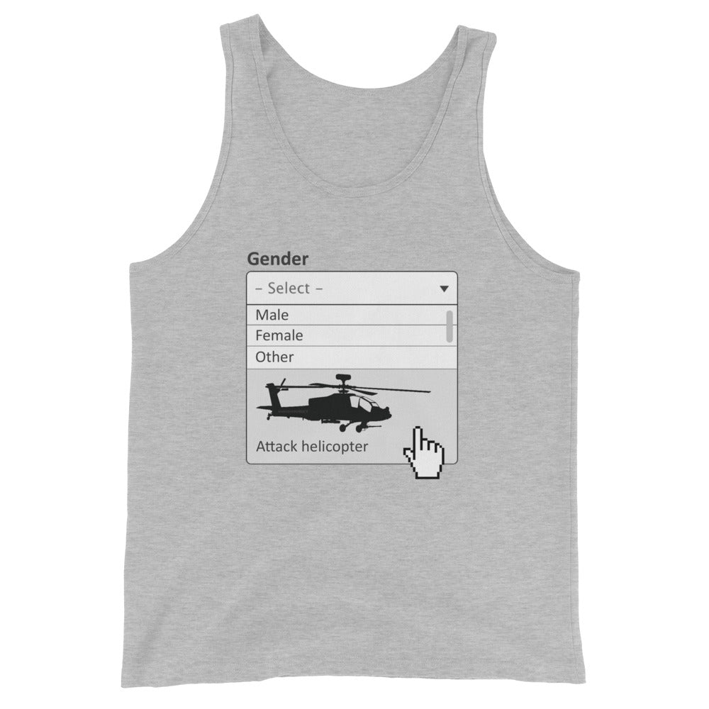 Attack Helicopter Gender Tank