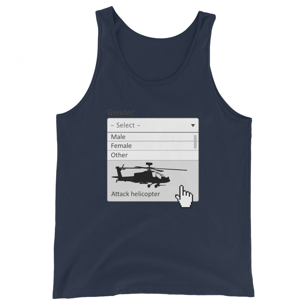 Attack Helicopter Gender Tank