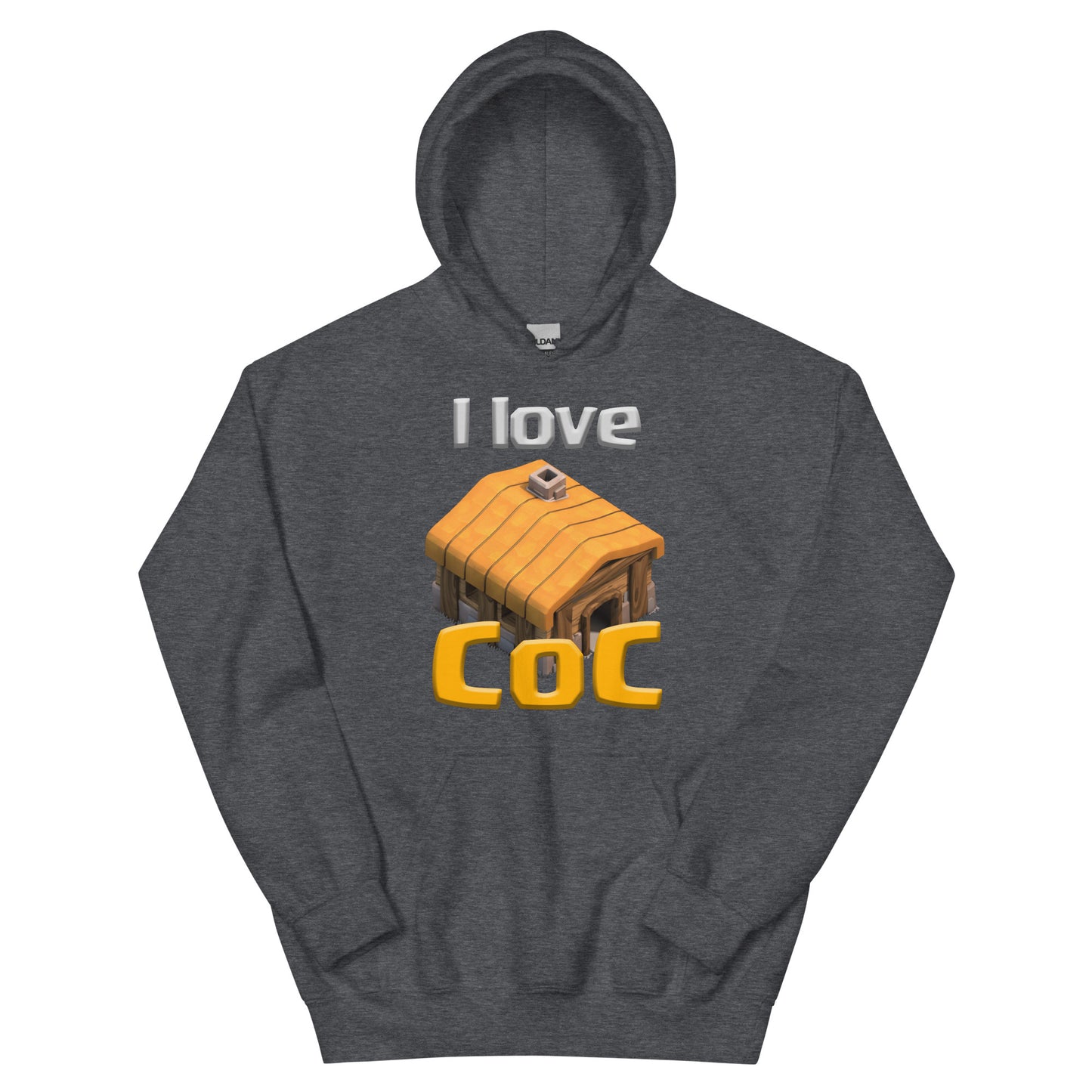 Sweat à capuche J'aime COC
