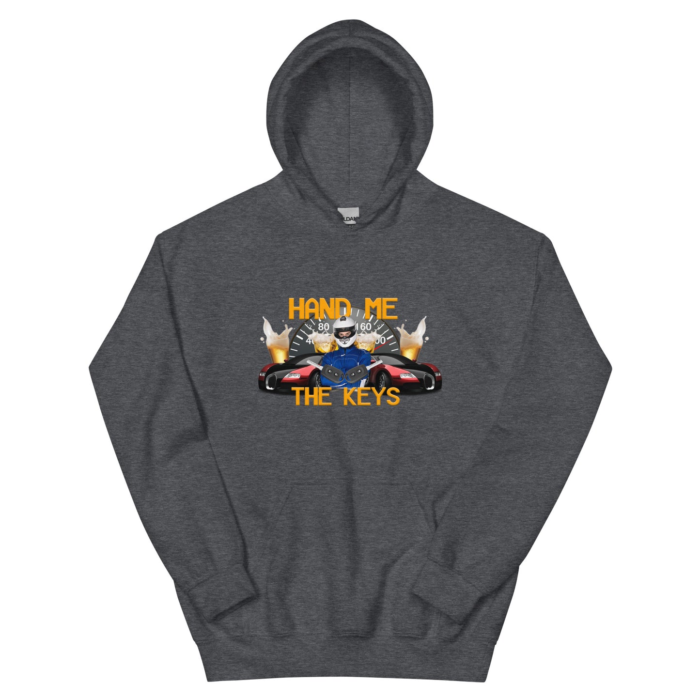 Bluza z kapturem „Podaj mi klucze”.