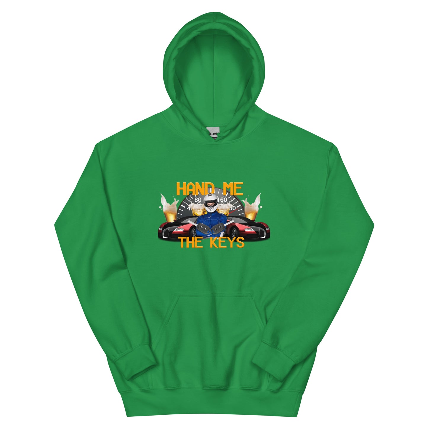 Bluza z kapturem „Podaj mi klucze”.
