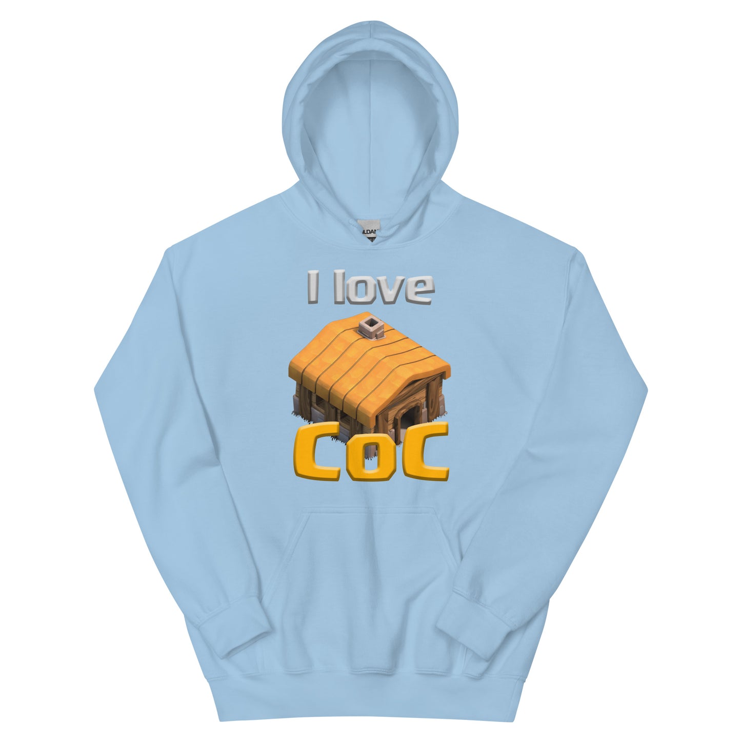 Sweat à capuche J'aime COC