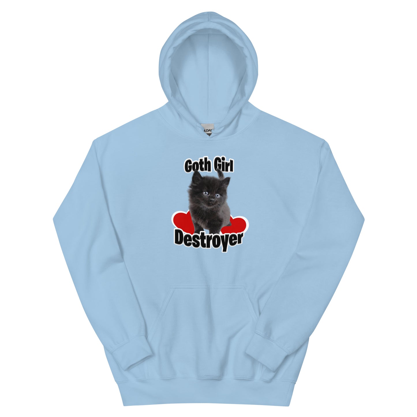 Bluza z kapturem Goth Girl Destroyer