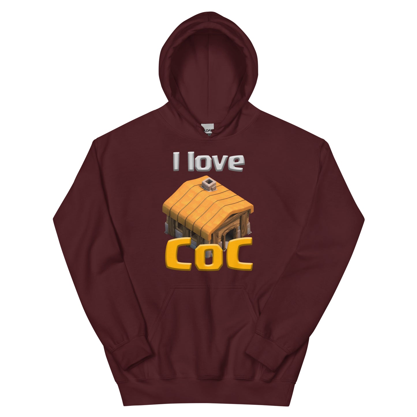 Sweat à capuche J'aime COC