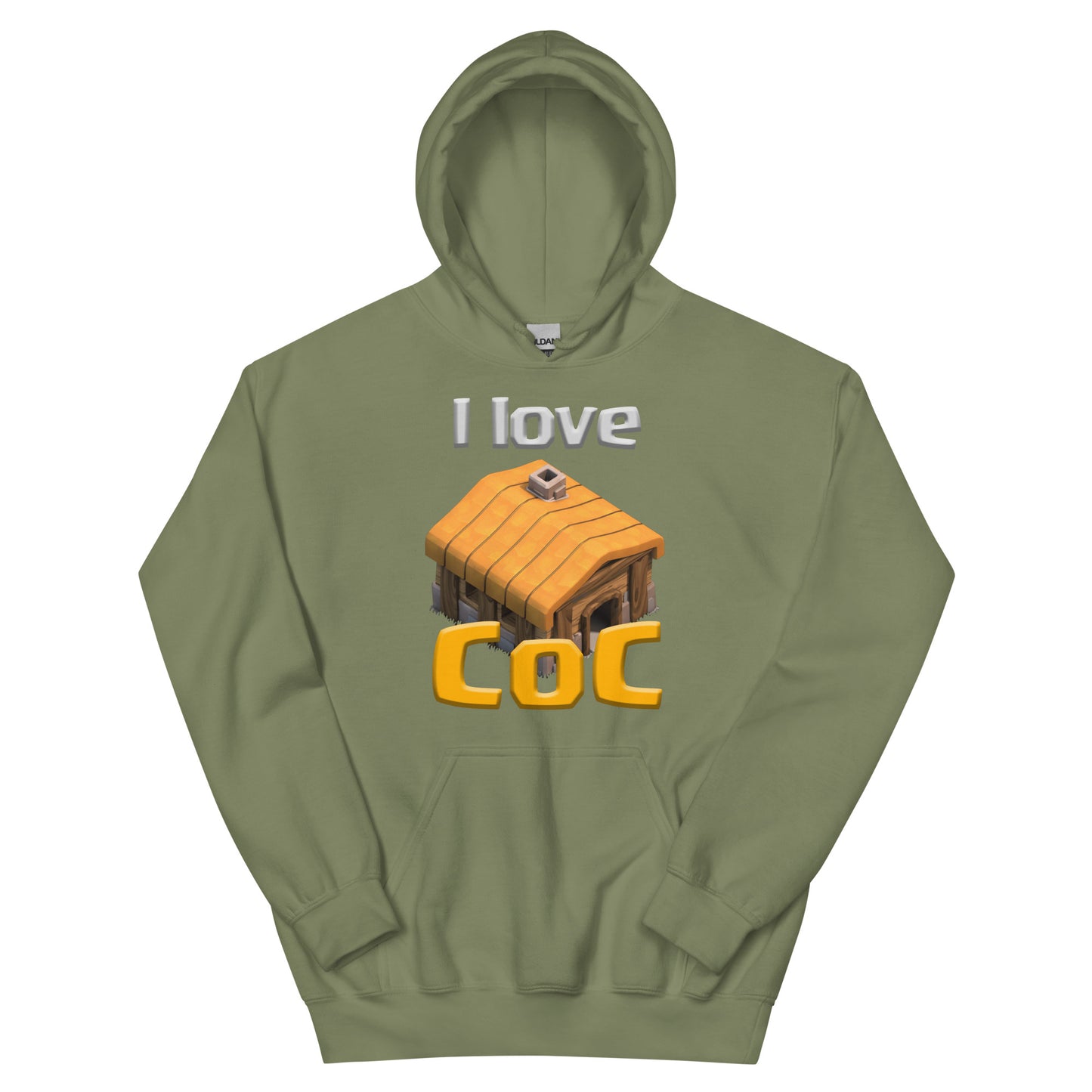 Sweat à capuche J'aime COC