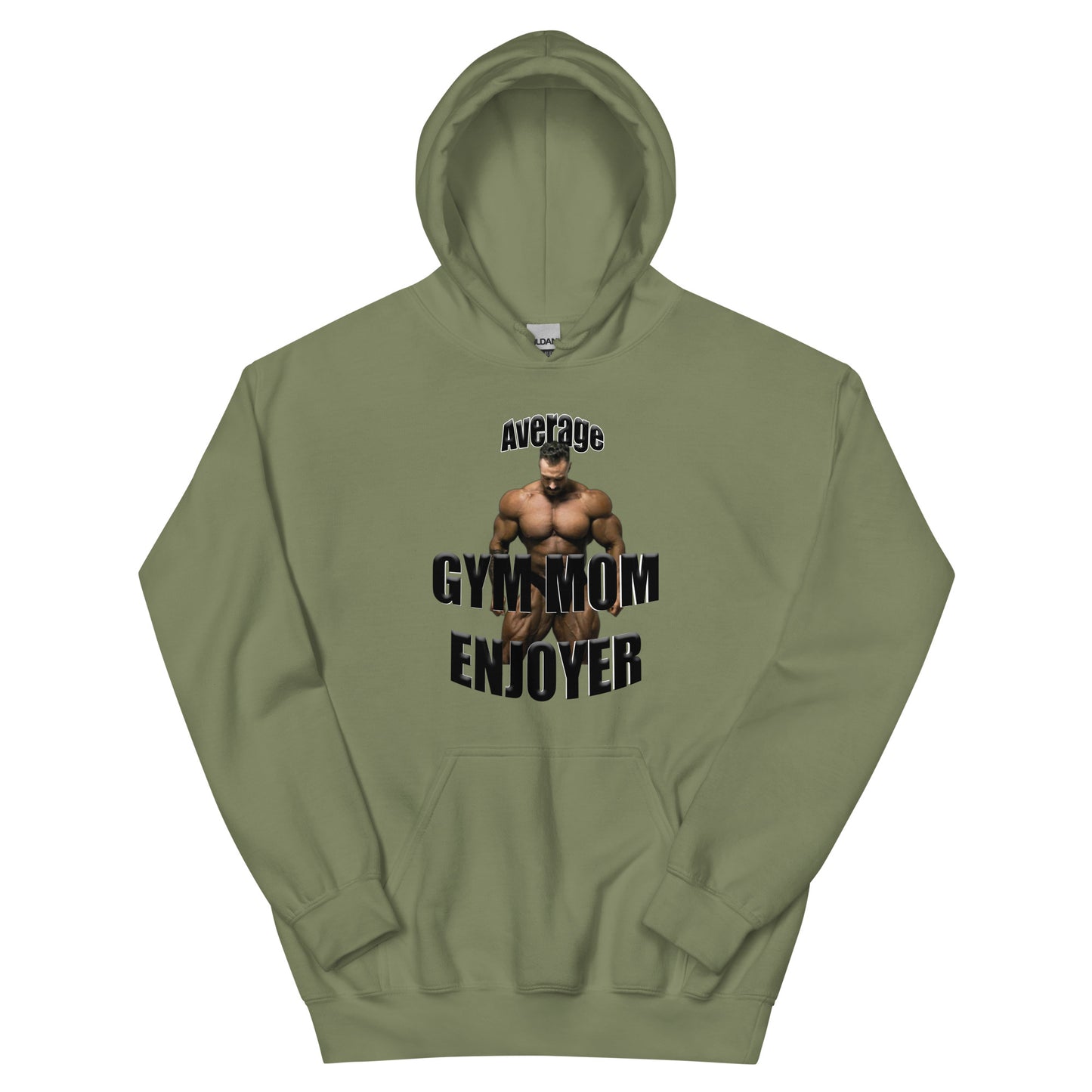 Sweat à capuche moyen Gym Mom Enjoyer