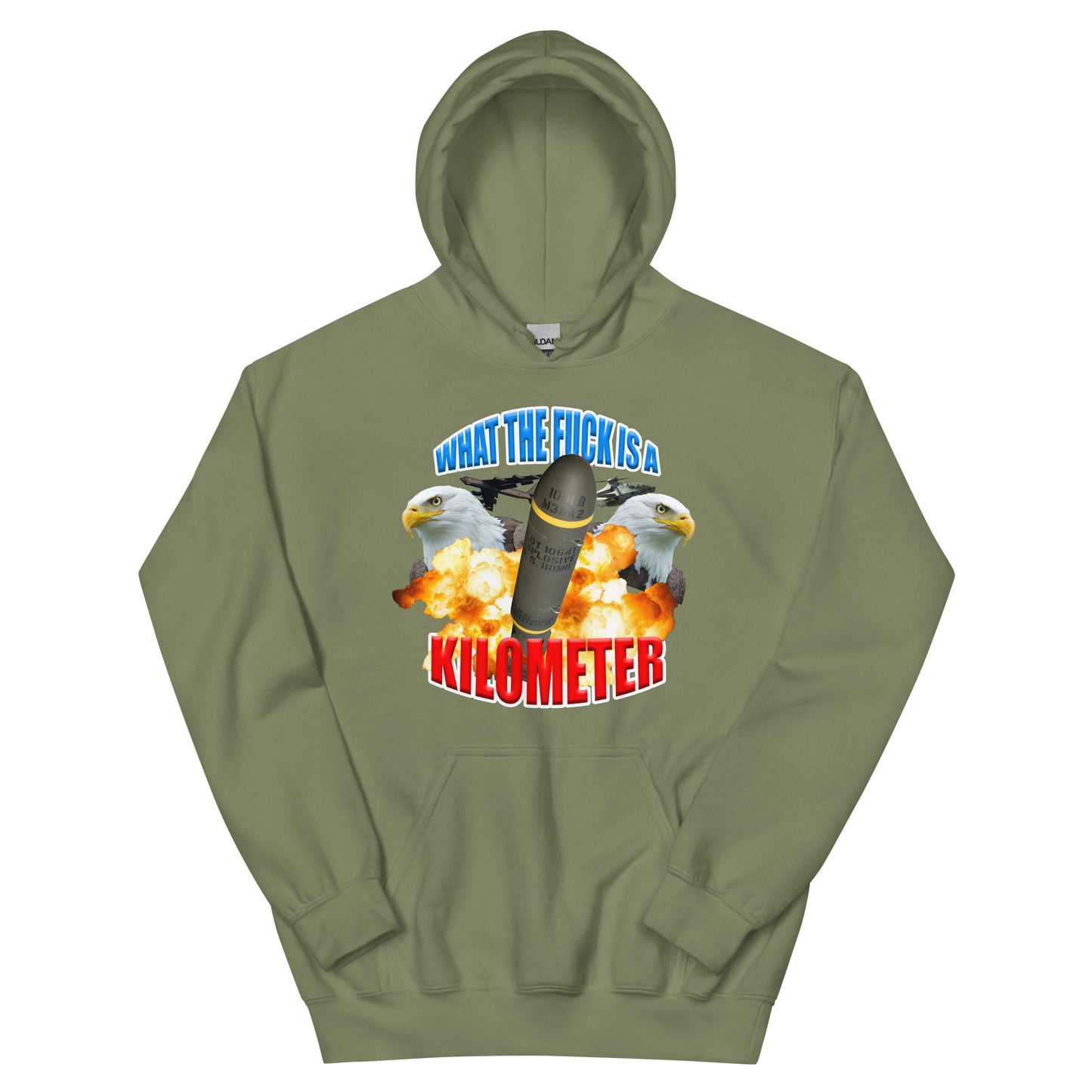 WTF to bluza z kapturem „Kilometr”.