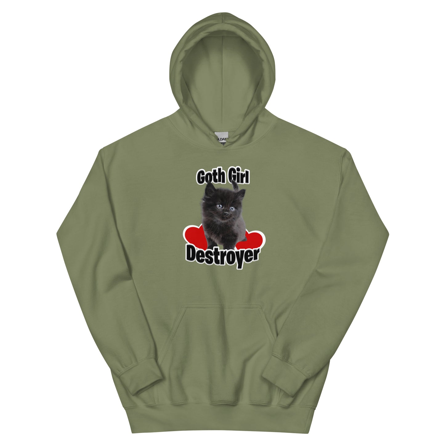 Bluza z kapturem Goth Girl Destroyer