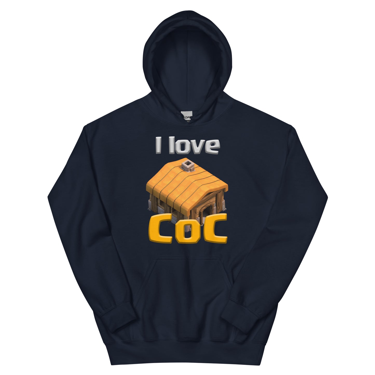 Sweat à capuche J'aime COC