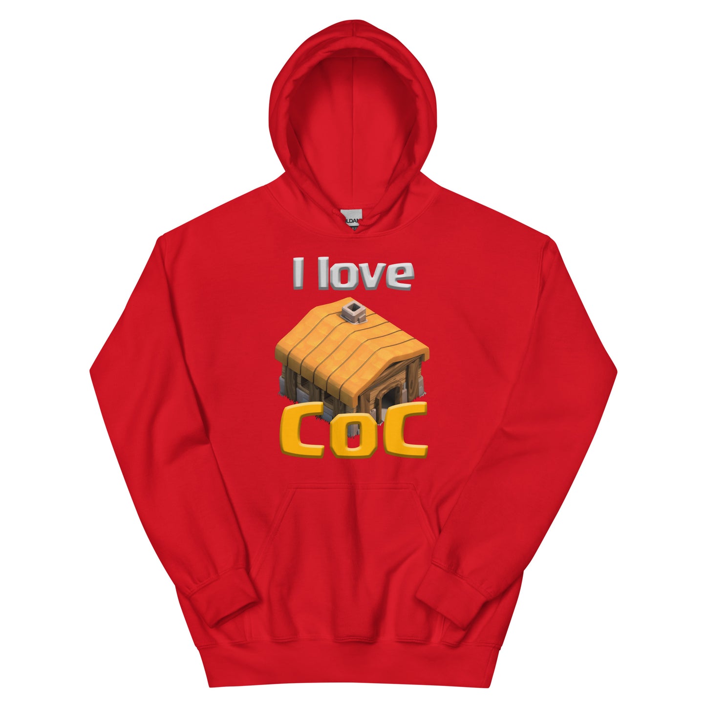 Sweat à capuche J'aime COC