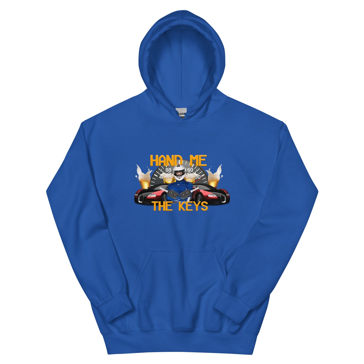 Bluza z kapturem „Podaj mi klucze”.
