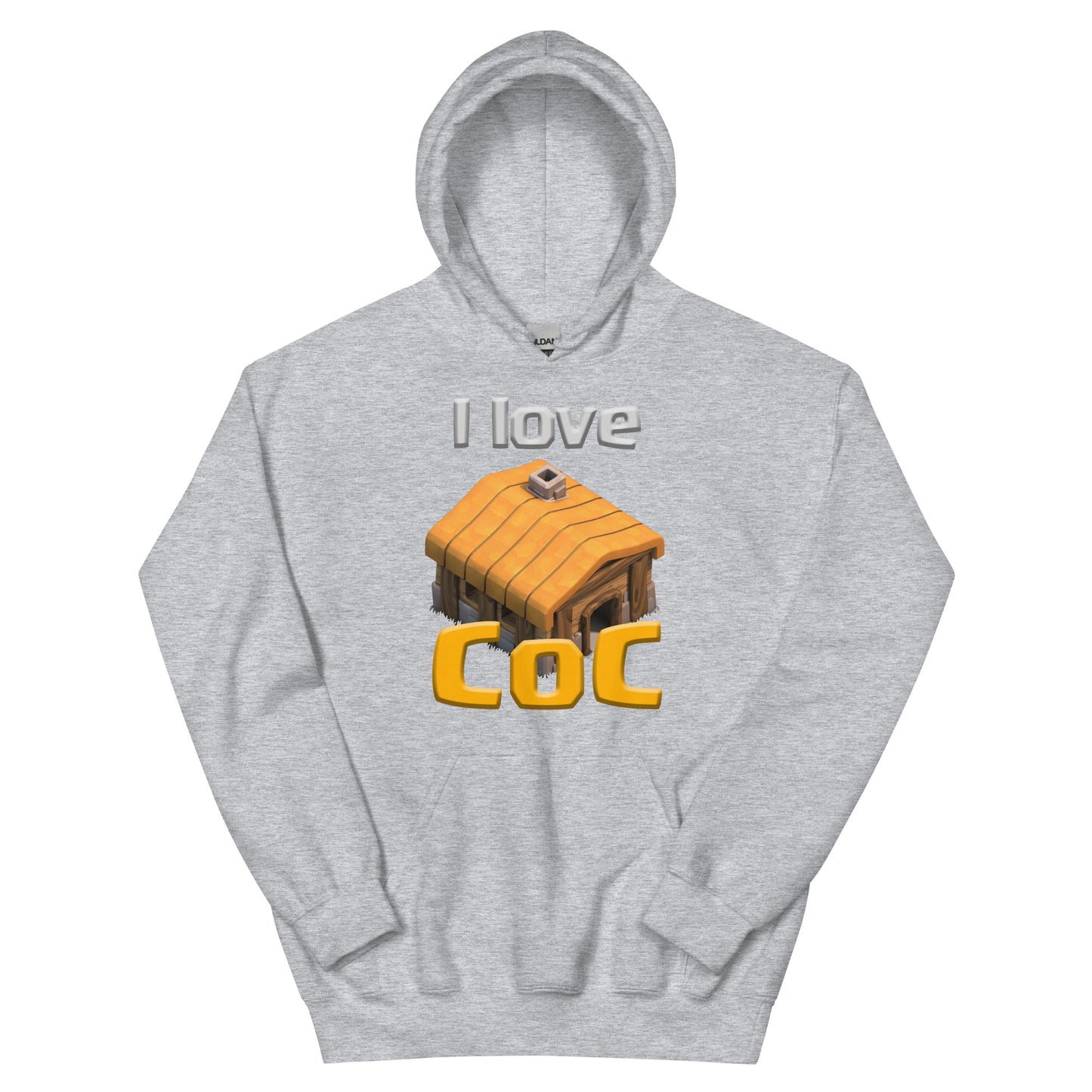 Sweat à capuche J'aime COC