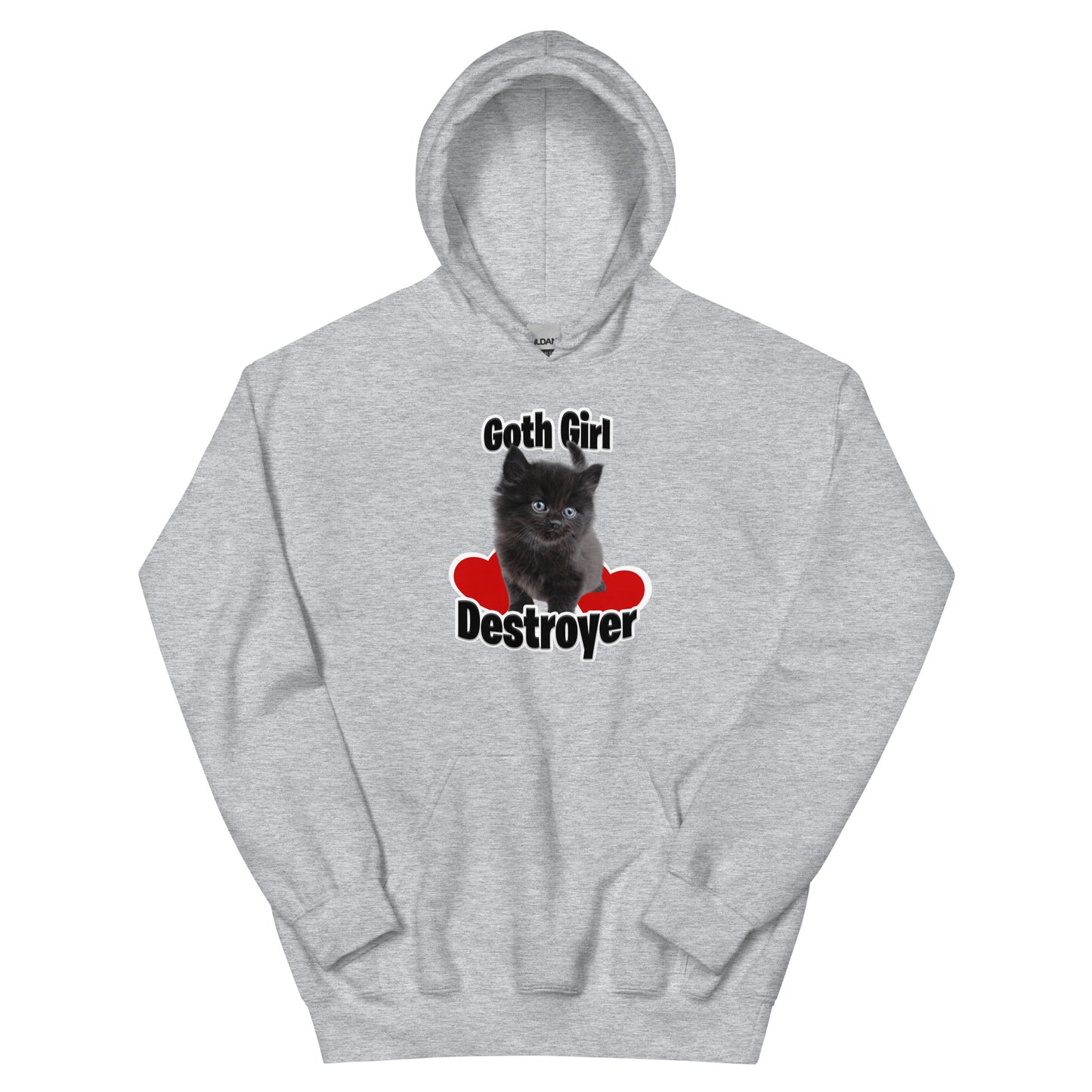 Bluza z kapturem Goth Girl Destroyer