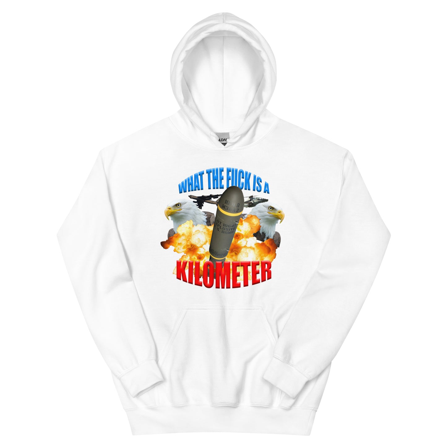 WTF to bluza z kapturem „Kilometr”.