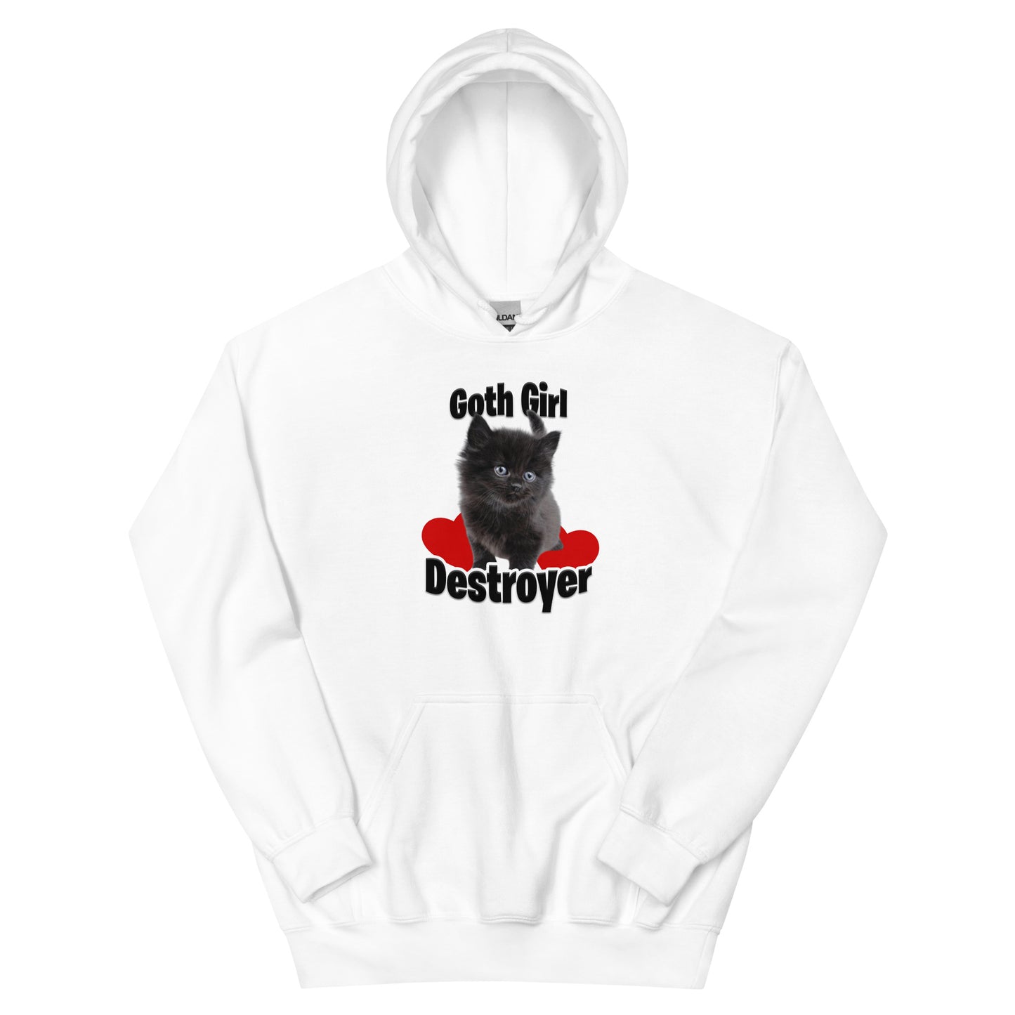 Bluza z kapturem Goth Girl Destroyer