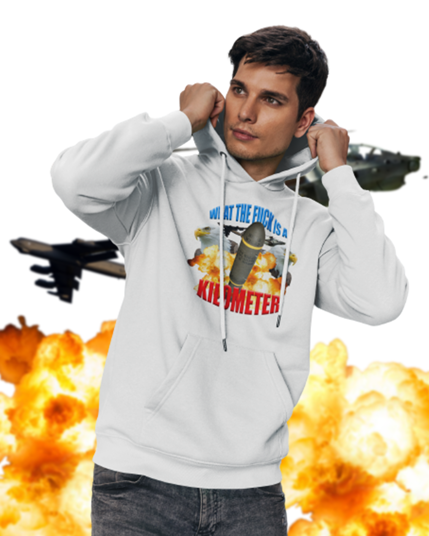 WTF to bluza z kapturem „Kilometr”.