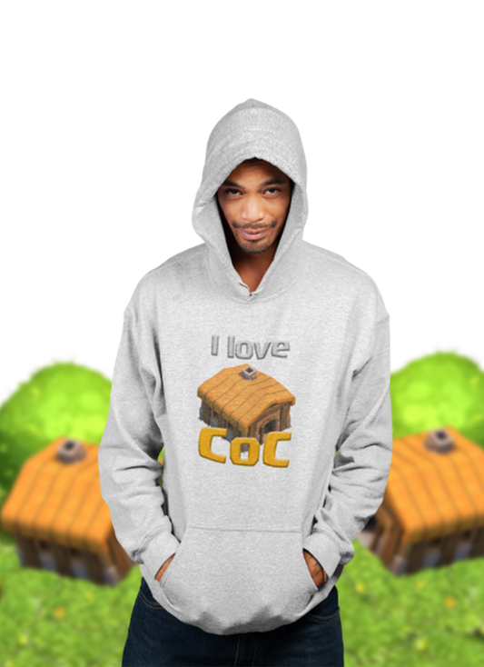 Sweat à capuche J'aime COC