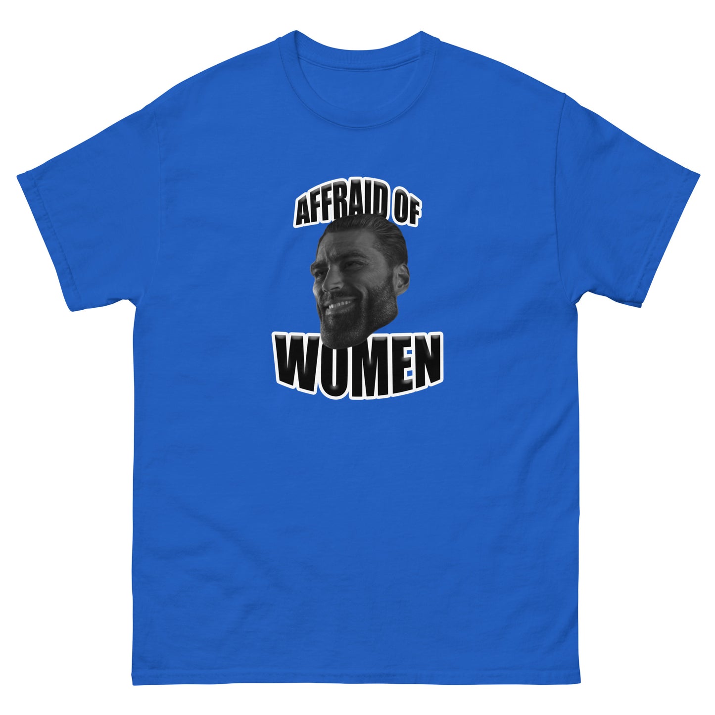 Koszulka „Boi się kobiet”.