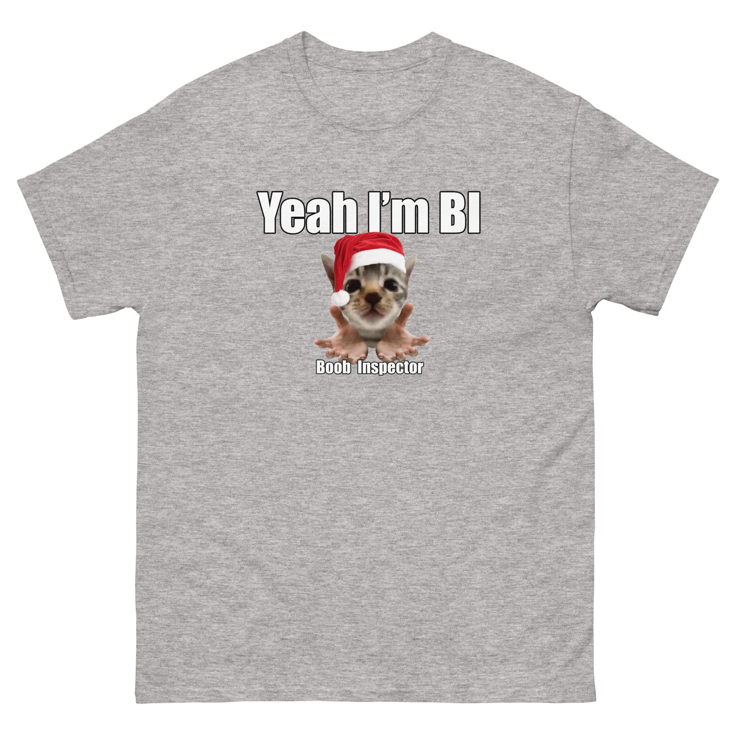 Świąteczna koszulka Boob Inspector (BI).